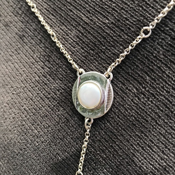 Lucky Brand White and Silver Necklace - Picture 5 of 7
